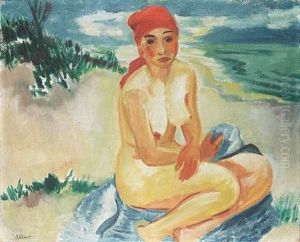 Madchen Am Strand by Max Pechstein