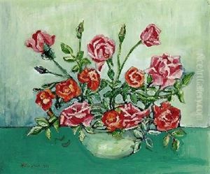 Blumenstillleben by Max Pechstein