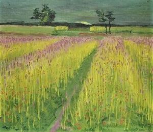 Bluhendes Kornfeld by Max Pechstein