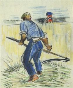 Beim Mahen by Max Pechstein