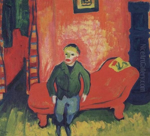Knabe Am Sofa (boy On A Sofa) - view 1