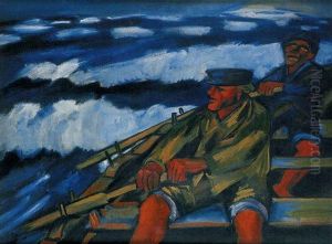 Fischer Im Boot by Max Pechstein