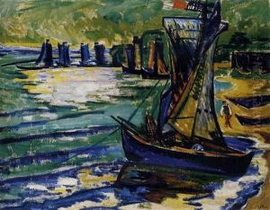 Mittag Am Haff by Max Pechstein