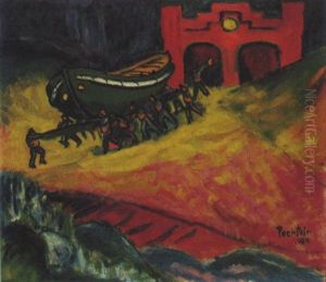 Rettungsboot by Max Pechstein