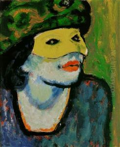 Die Gelbe Maske I by Max Pechstein