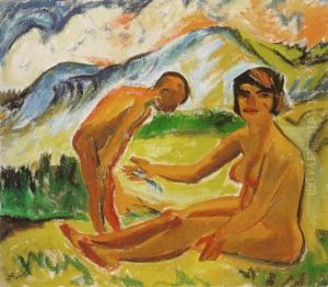Nach Dem Bad by Max Pechstein