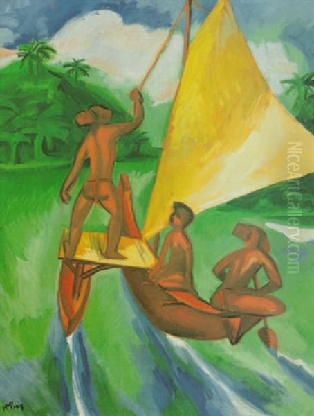 Segelndes Kanu - Palau - view 1