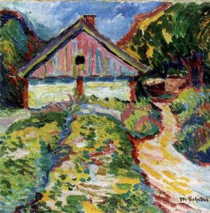 Haus Auf Der Kuhrischen Nehrung by Max Pechstein