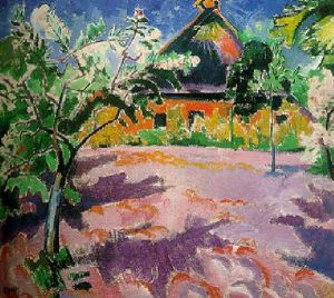 Fruhlingsblute Ii/ratzburg (spring Blossom Ii/ratzburg) by Max Pechstein