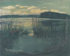 Morgenstunde Am See (koser See) by Max Pechstein