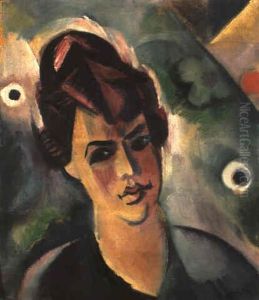 Portrait Einer Jungen Frau