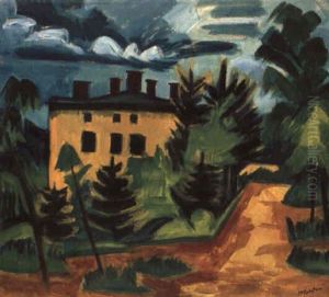 Haus Im Grunen by Max Pechstein