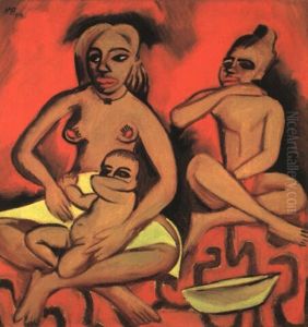 Palau Familie by Max Pechstein