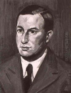 Portrait Von Dr. Aug. Ochsenbein by Max Pechstein