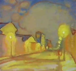 Strasse In Paris by Max Pechstein