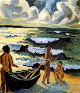 Graues Wetter by Max Pechstein