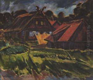 Kurische Hauser by Max Pechstein