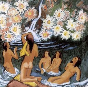 Badende Ii by Max Pechstein