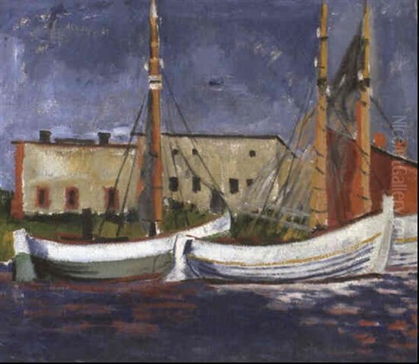 Segelkutter Im Hafen (leba) - view 1