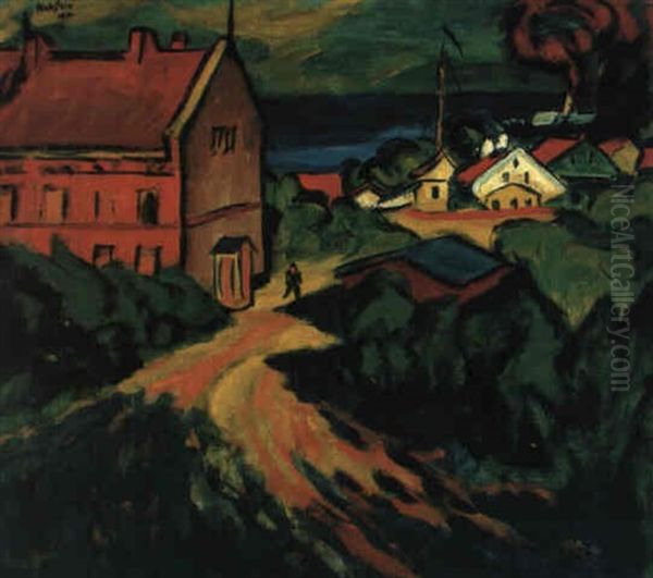 Das Rote Beamtenhaus, Nidden - view 1