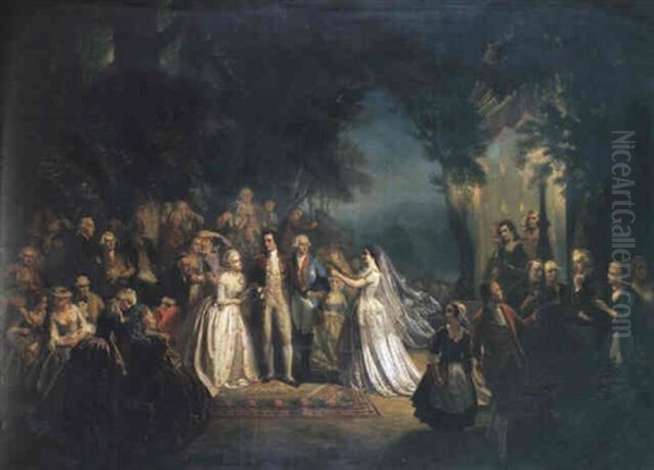Goethe At The Court Of The Grand Duke Of Baden - view 1