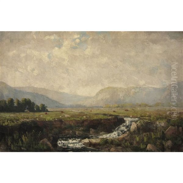 Clear Skies Above Rapids In A Mountainous Landscape - view 1