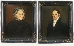 Hiram A. Adams (+ Sally Adams, Smllr; Pair) by Sheldon Peck