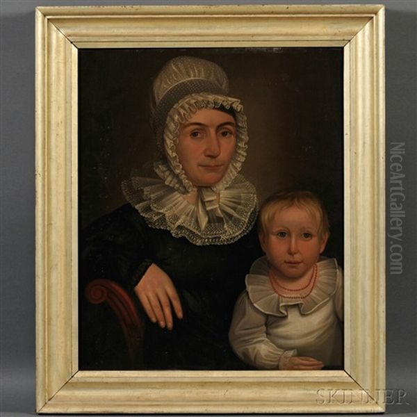 Portrait Of A Mother And Child - view 1