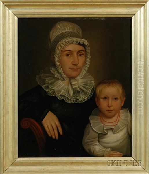 Portrait Of A Mother And Child - view 1