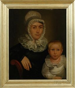 Portrait Of A Mother And Child by Deacon Robert Peckham