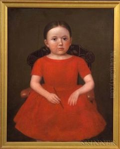 Portrait Of Frances Adelia Chaffin by Deacon Robert Peckham