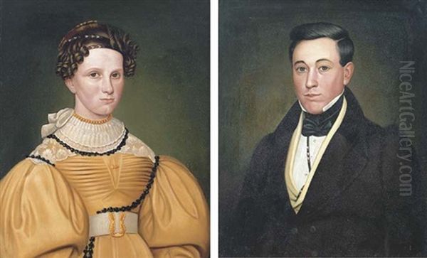 Portraits Of A Lady And A Gentleman (pair) - view 1