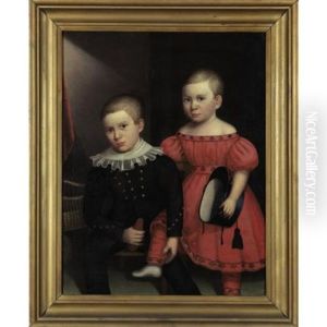 Portrait Of Two Brothers by Deacon Robert Peckham