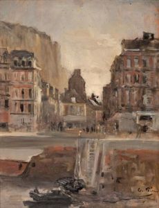 Trouville, Front De Mer by Charles Francois Pecrus