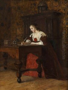 Lady Writing A Letter Lady Writing A Letter