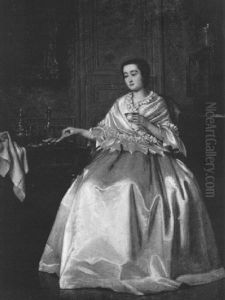 Tea And Biscuits by Charles Francois Pecrus