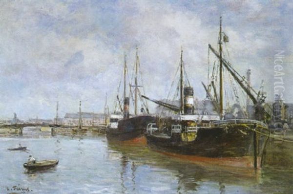 Pecheurs Dans Le Port - view 1