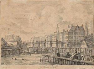De Blaeu Brugh by Abraham Bloteling Blooteling