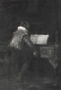 Musician by Charles Francois Pecrus