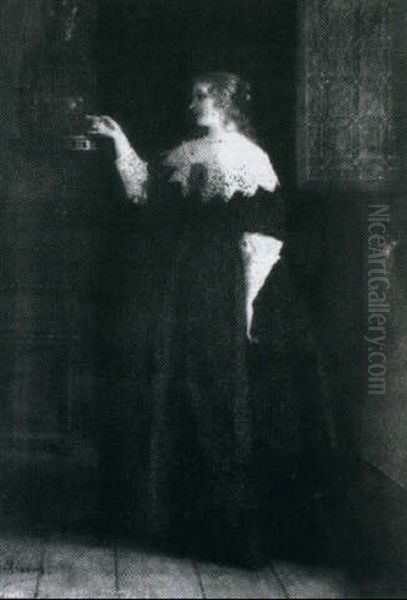 Jeune Femme A L'oiseau - view 1