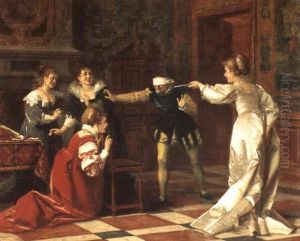 Kat En Muis Spel by Charles Francois Pecrus