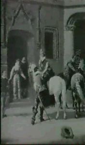 L'arrivee Au Chateau by Charles Francois Pecrus