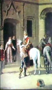 L'arrivee Des Visiteurs Au Chateau