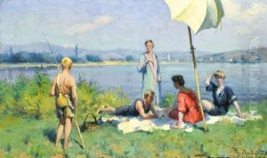 Summer Afternoon by Dezsoe Pecsi Pilch