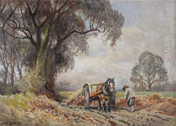 Ploughing Scene (+ Another; Pair) - view 1