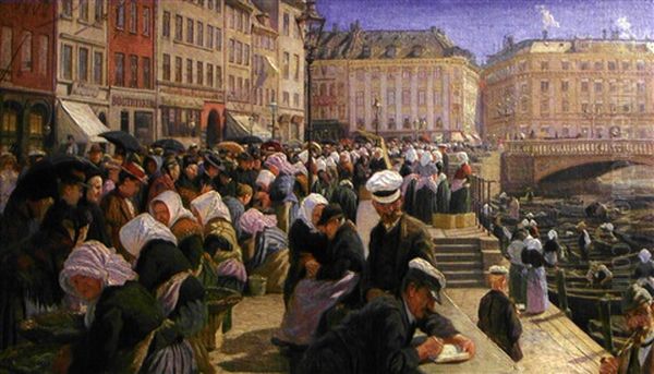Copenhague, Le Marche Aux Poissons - view 1