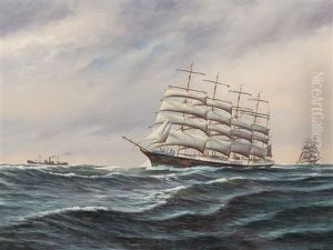 Sailing Ship by Thorolf Pedersen