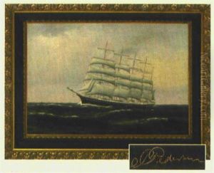 Segelschiff Kopenhaven Auf Hoher See