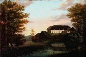 Landscape From A Manor Near Soro Academy
