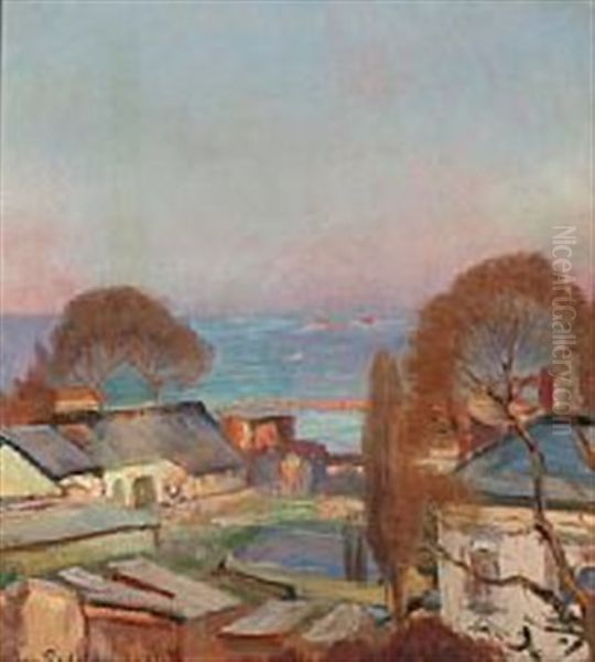 Rooftop View With The Sea In The Background - view 1